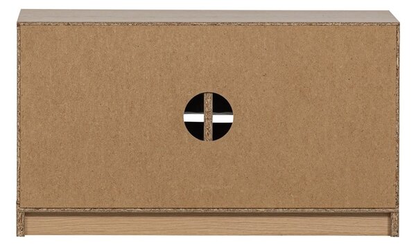 Natúr színű moduláris TV-állvány tölgyfa dekorral 77x44 cm Modulair – vtwonen