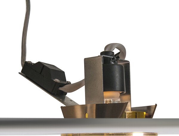 Okos, süllyesztett, dönthető spotlámpa arany színben, Wifi GU10-zel - Cisco