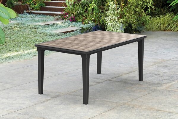 Zahradní stůl Keter Deco Futura 160 walnut / grafit