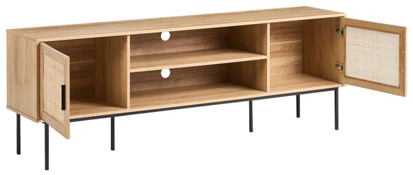 TV állvány PASCO Rattan Világosbarna