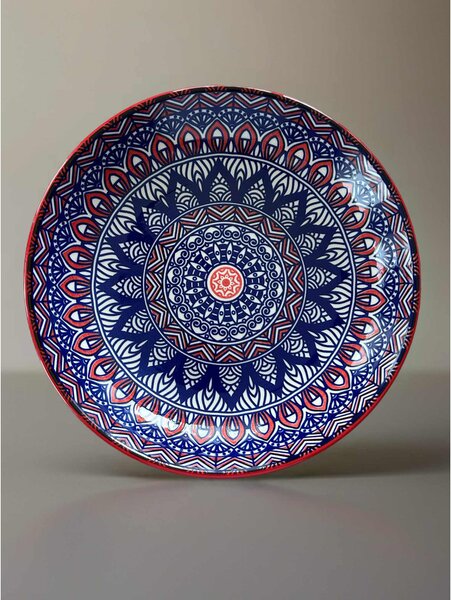 Salátástál 26 cm x 26 cm x 5 cm Szicília mintával