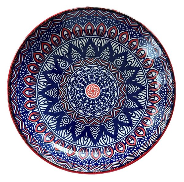 Salátástál 26 cm x 26 cm x 5 cm Szicília mintával