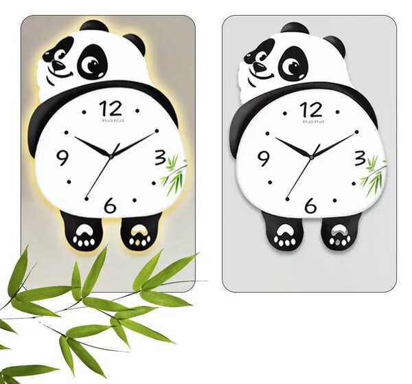 Pandatime™ Táncoló Panda Led Falióra