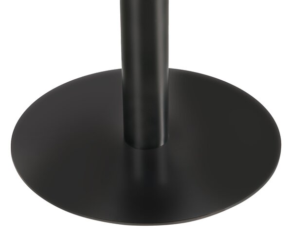 Bárasztal MORELLA Fekete/sötétbarna 60 cm 60 cm