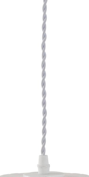 Lindby Nuvia függő világítás, Ø 15,5 cm, fehér, 3D nyomtatás, dimmelhető, Fehér / opál, Nappali / Étkező, Modern