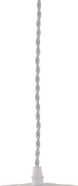 Lindby Nuvia függő világítás, Ø 30 cm, fehér, 3D nyomtatás, dimmelhető, Fehér / opál, Nappali / Étkező, Modern