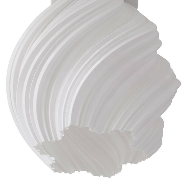 Lindby Nuvia mennyezeti világítás, magasság 32 cm, fehér, 3D nyomtatás, dimmelhető, Fehér / opál, Nappali / Étkező, Modern