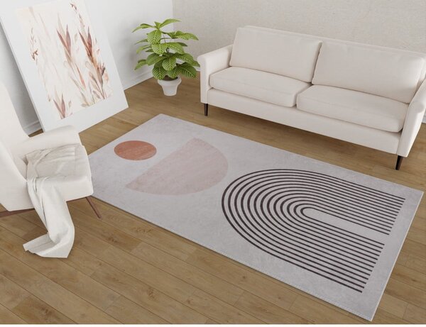 Krémszínű mosható szőnyeg 50x80 cm – Vitaus