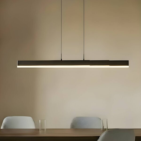Lucande LED lógó világítás Torven, fekete, CCT, kihúzható, dimmelhető, Fekete, Nappali / Étkező, fém, Modern