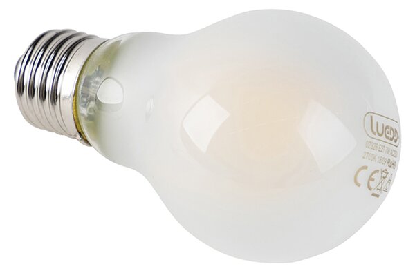 5 db-os készlet E27 szabályozható LED izzó A60 matt 7W 806lm 2700K