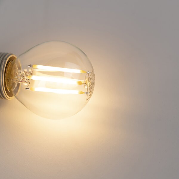 4 db E14-es szabályozható LED izzó készlet P45 átlátszó 3W 250lm 2700K