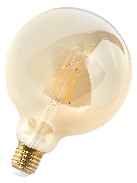 3 db E27-es szabályozható LED izzó G125 arany 5W 450lm 2200K készlet