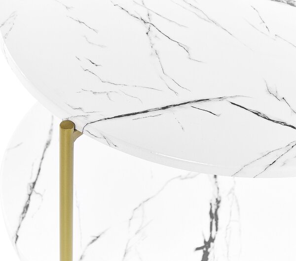 Kisasztal REVA Fehér márvány