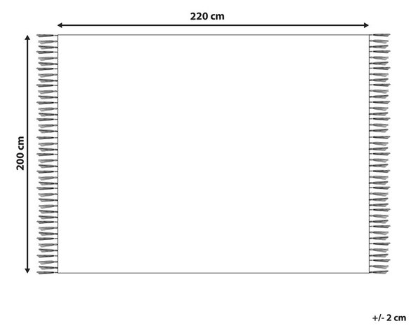 Ágytakaró BERE Pamut 200 x 220 cm Zöld