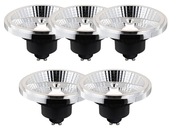 5 darabos Smart GU10 szabályozható LED izzó készlet AR111 10W 800 lm 2200 - 6500K