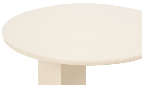 Kerti kisasztal VANZAGO 40 cm 40 cm Fém Bézs