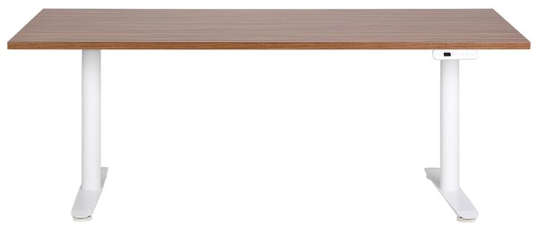 Elektromosan állítható asztal DESTINAS Barna/fehér 180 cm 80 cm