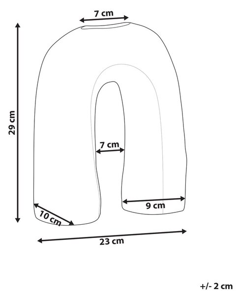 Virágtartó váza PERCH Kőcserép 29 cm Barna