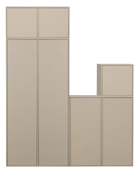 Krémszínű borovi fenyő moduláris szekrény 100x50 cm Daily – vtwonen