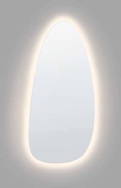 LED fürdőszobai tükör ROYER 60 cm 130 cm Ezüst
