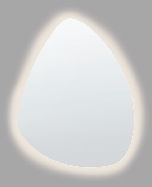 LED fürdőszobai tükör LUGNY 70 cm 90 cm Ezüst