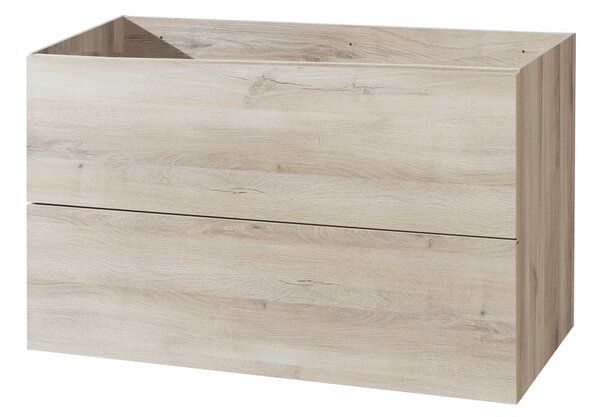 Mereo, Mereo Aira, fürdőszoba szekrény 100 cm, Kronberg tölgy, MER-CN722SN