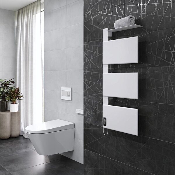 Mereo, Mereo Elektromos törölközőszárító, 2 modulos, fehér, MER-MT81W