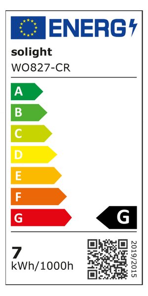 Mereo, Mereo LED fürdőszobai világítás a tükör fölé, ezüst, 40 cm, 7 W, 455 lm, 4000 K, IP44, 230 V, MER-CN700G40
