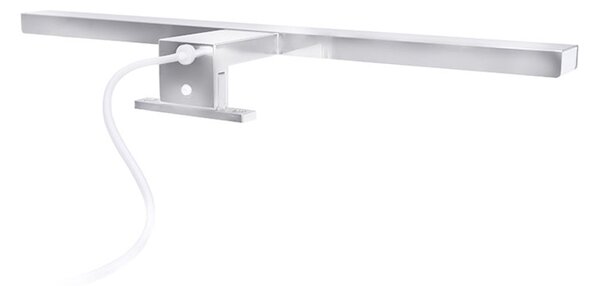 Mereo, Mereo LED fürdőszobai világítás a tükör fölé, ezüst, 40 cm, 7 W, 455 lm, 4000 K, IP44, 230 V, MER-CN700G40