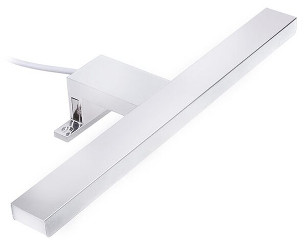 Mereo, Mereo LED fürdőszobai világítás a tükör fölé, ezüst, 40 cm, 7 W, 455 lm, 4000 K, IP44, 230 V, MER-CN700G40