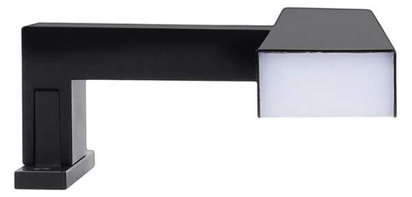 Mereo, Mereo LED fürdőszobai világítás a tükör fölé, fekete, 40 cm, 7 W, 455 lm, 4000 K, IP44, 230 V, MER-CN700B40