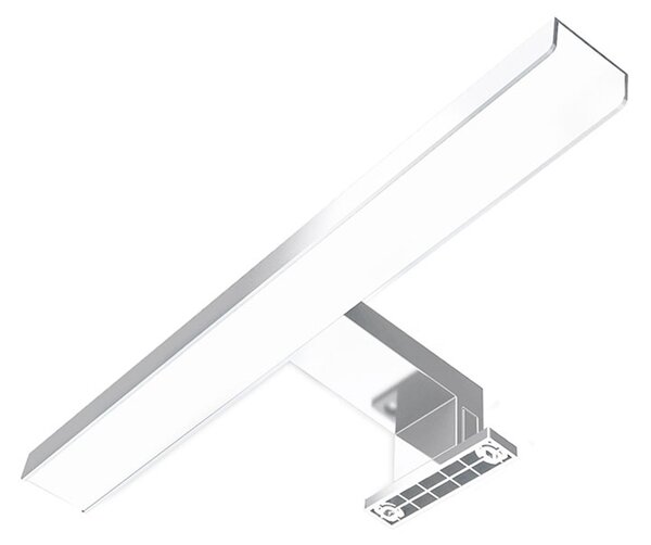 Mereo, Mereo LED fürdőszobai világítás a tükör fölé, ezüst, 40 cm, 7 W, 455 lm, 4000 K, IP44, 230 V, MER-CN700G40
