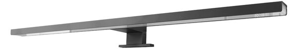 Mereo, Mereo LED fürdőszobai világítás a tükör fölé, fekete, 60 cm, 12 W, 780 lm, 4000 K, IP44, 230 V, MER-CN700B60