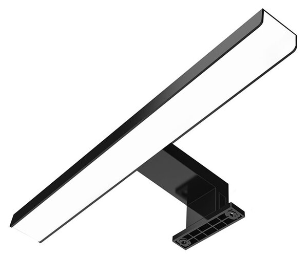Mereo, Mereo LED fürdőszobai világítás a tükör fölé, fekete, 40 cm, 7 W, 455 lm, 4000 K, IP44, 230 V, MER-CN700B40