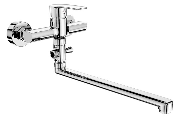Mereo, Mereo Fali keverőpult lakásba, Pego, 150 mm, lapos karral 300 mm, tartozékok nélkül, MER-CB60204P