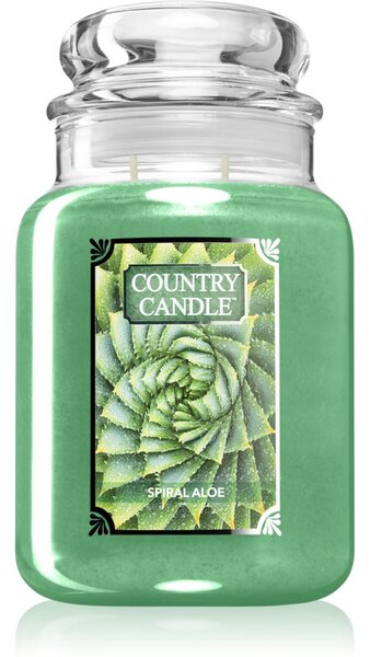 Country Candle Spiral Aloe illatos gyertya 680 g
