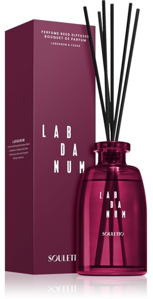 Souletto Labdanum Reed Diffuser aroma diffúzor töltelékkel 225 ml