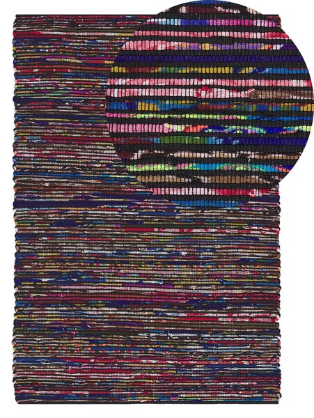 Szőnyeg BARTIN Fekete 140 x 200 cm