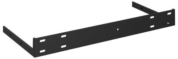 Magasfényű fehér MDF lebegő fali polc 40 x 23 x 3,8 cm (323742)
