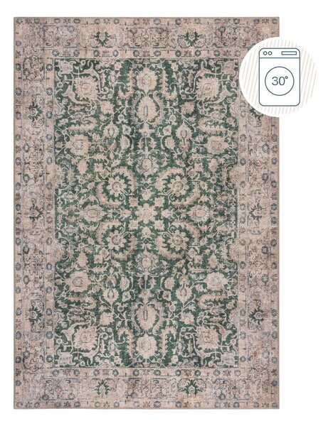 Zöld mosható szőnyeg 152x230 cm Beau Floral – Flair Rugs
