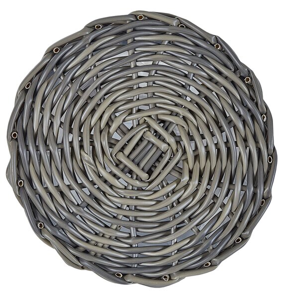 3 darabos fonott virágtartó szett NIKITI PE Rattan 29/35/40 cm Tópszín