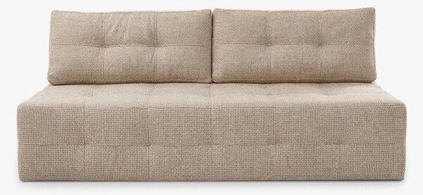 Sofa Rozkładana MORANA Beżowa Szenilowa
