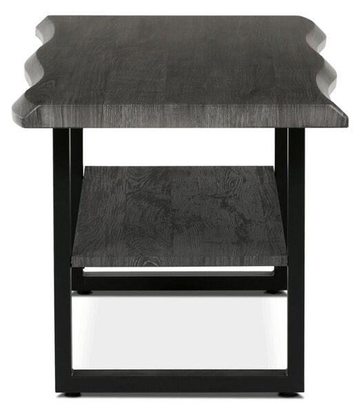 Dohányzóasztal 120 × 60 × 55 cm, MDF, szürke tölgy CT-F4212 GREY