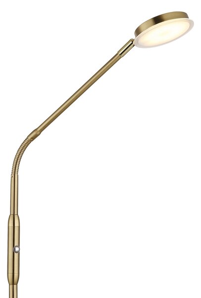 SILVIO LED állólámpa, sárgaréz, 173 cm, 2700/3350/4000K