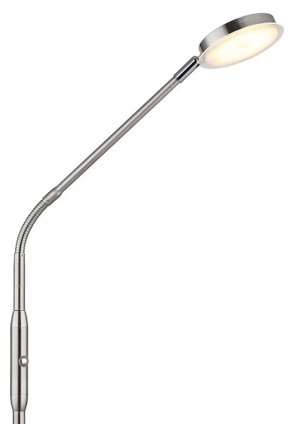 SILVIO LED állólámpa, matt nikkel, 173 cm, 2700/3350/4000K