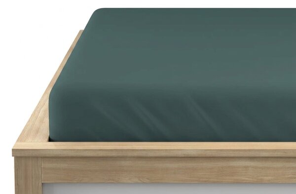 Jersey lepedő sötétzöld 90 x 200 cm
