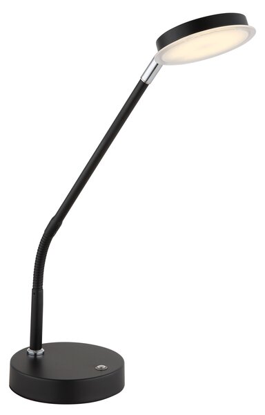 SILVIO LED asztali lámpa, matt fekete, 52 cm, 2700/3350/4000K