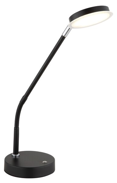 SILVIO LED asztali lámpa, matt fekete, 52 cm, 2700/3350/4000K