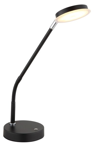 SILVIO LED asztali lámpa, matt fekete, 52 cm, 2700/3350/4000K