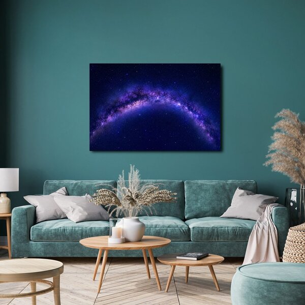 Kép lila galaxis az éjszakai égbolton